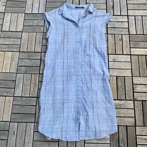 Monoprix Femme blue cotton dress